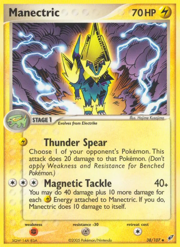 Manectric #38 – Deoxys card