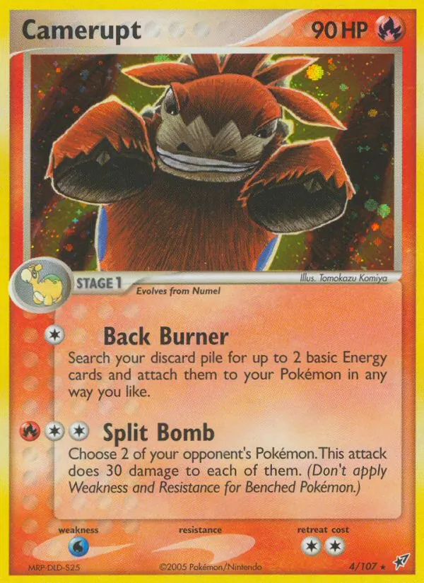 Camerupt #4 – Deoxys card