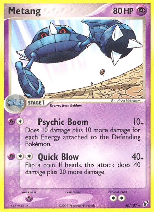 Metang #40 – Deoxys card