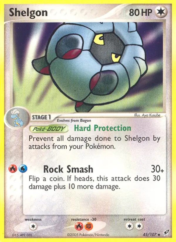 Shelgon #45 – Deoxys card