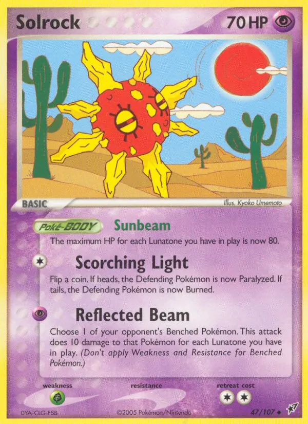 Solrock #47 – Deoxys card