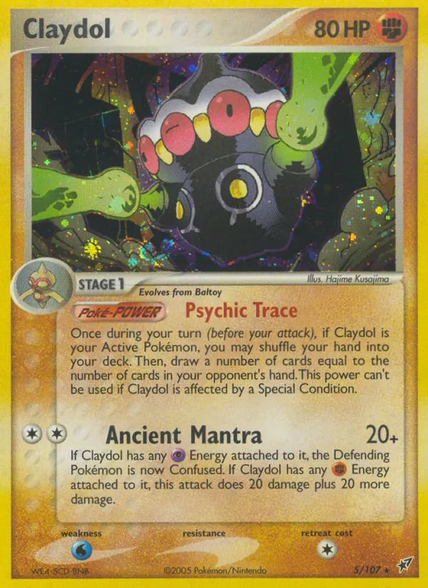 Claydol #5 – Deoxys card