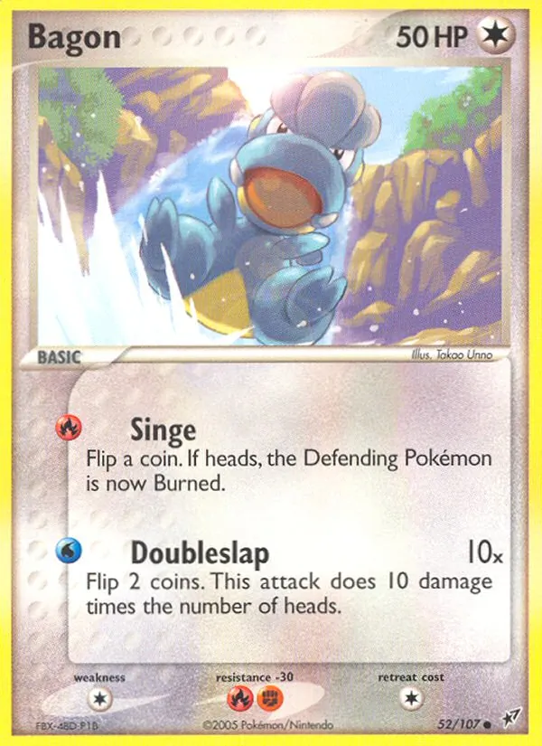Bagon #52 – Deoxys card