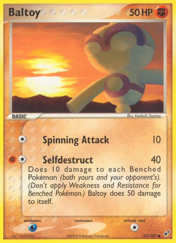 Baltoy #53 – Deoxys card