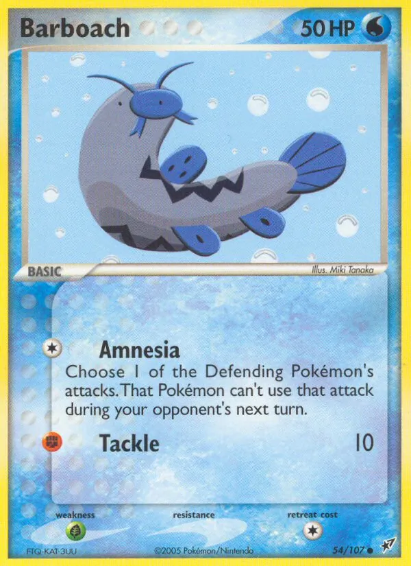 Barboach #54 – Deoxys card