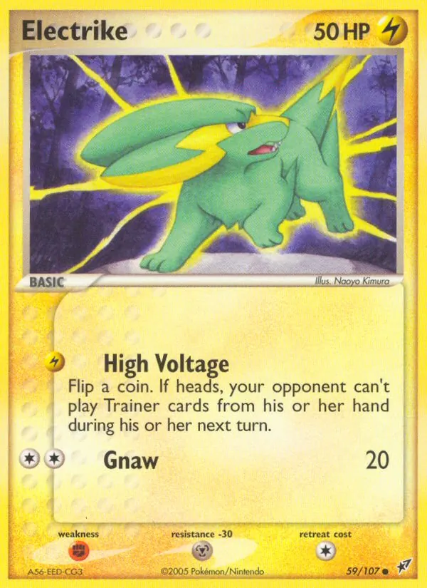 Electrike #59 – Deoxys card