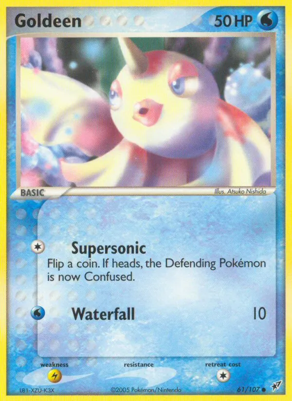 Goldeen #61 – Deoxys card