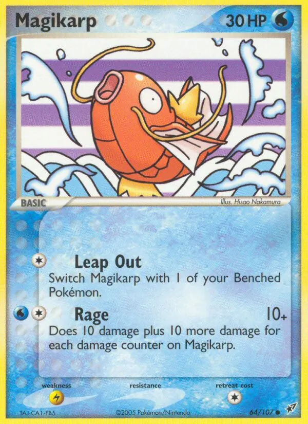Magikarp #64 – Deoxys card