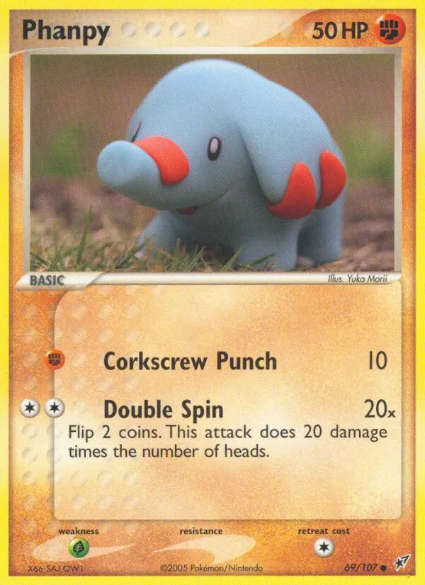 Phanpy #69 – Deoxys card