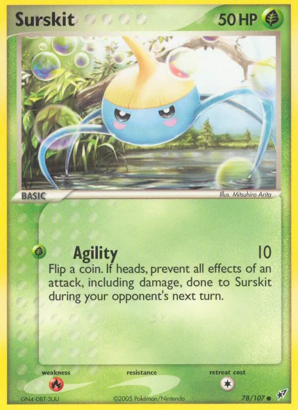 Surskit #78 – Deoxys card