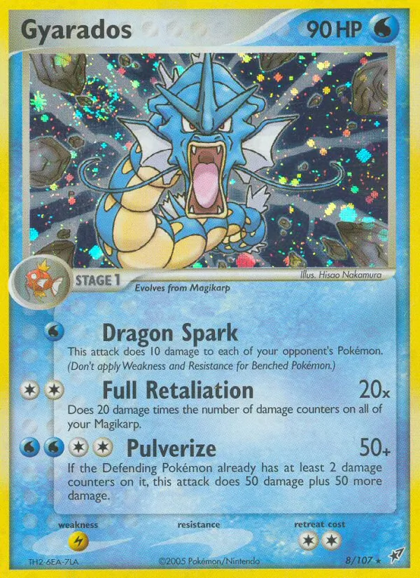 Gyarados #8 – Deoxys card