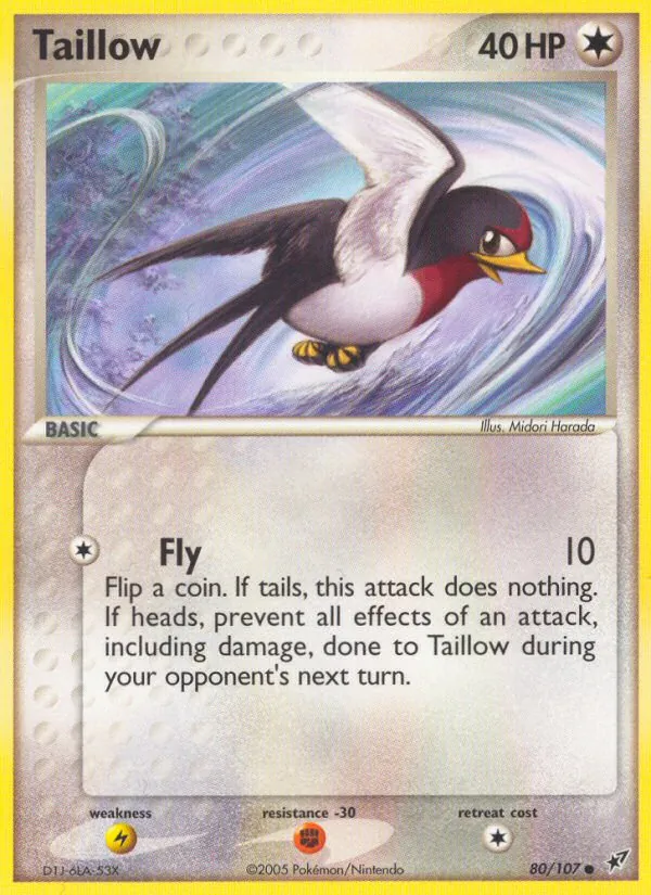 Taillow #80 – Deoxys card