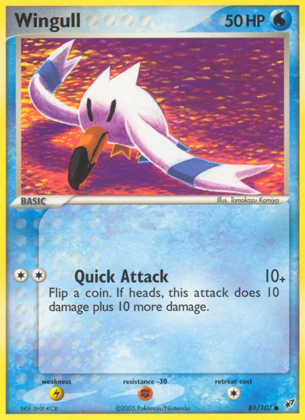 Wingull #81 – Deoxys card
