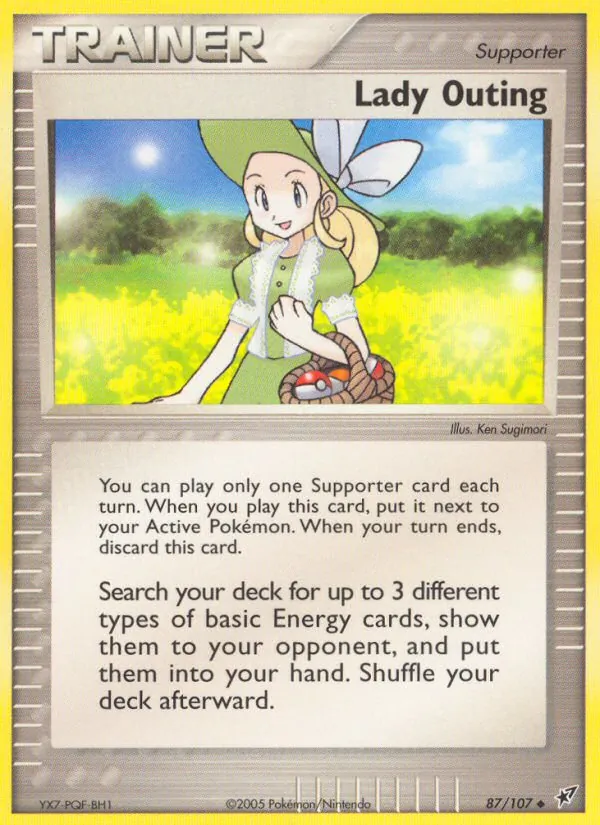 Lady Outing #87 – Deoxys card