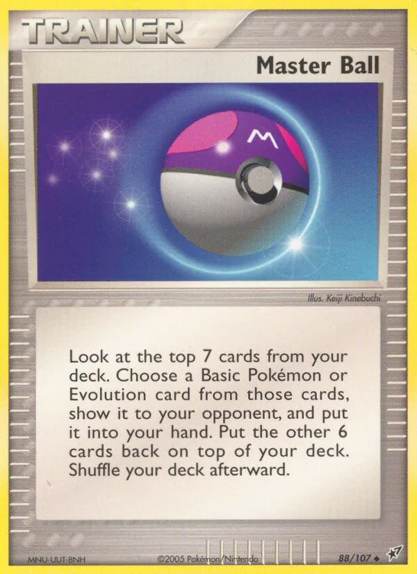 Master Ball #88 – Deoxys card