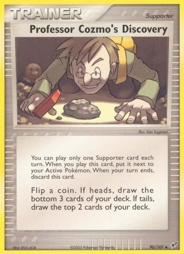 Professor Cozmo's Discovery #90 – Deoxys card