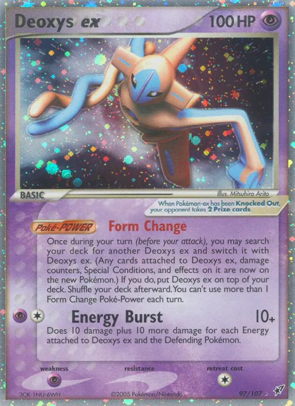 Deoxys ex #97 – Deoxys card