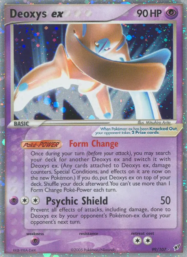Deoxys ex #99 – Deoxys card