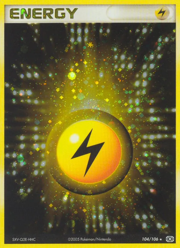 Lightning Energy #104 – Emerald card