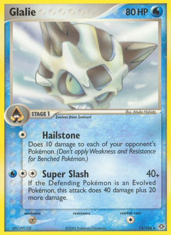 Glalie #13 – Emerald card