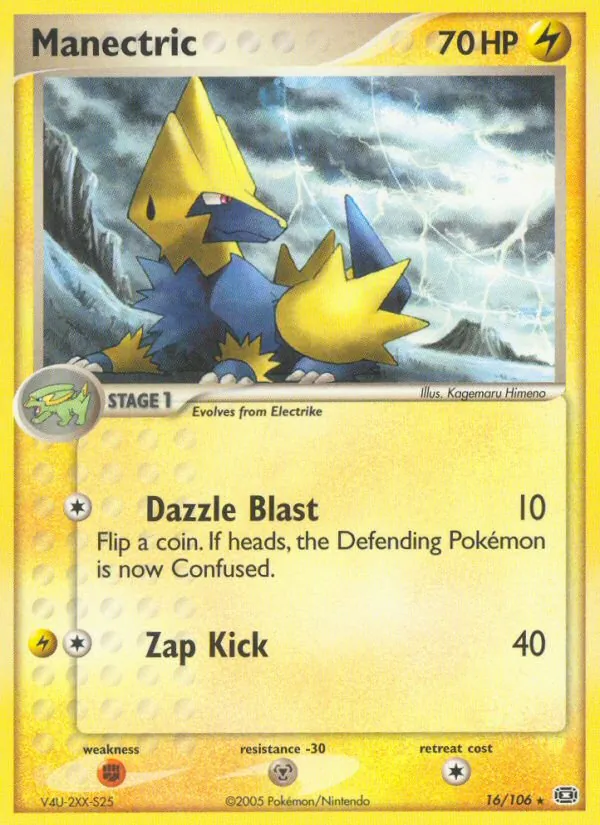 Manectric #16 – Emerald card