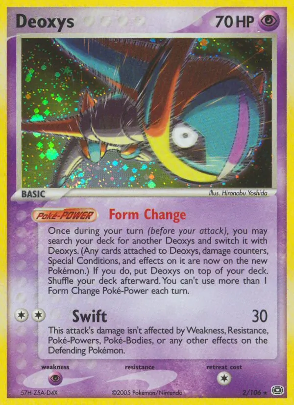 Deoxys #2 – Emerald card