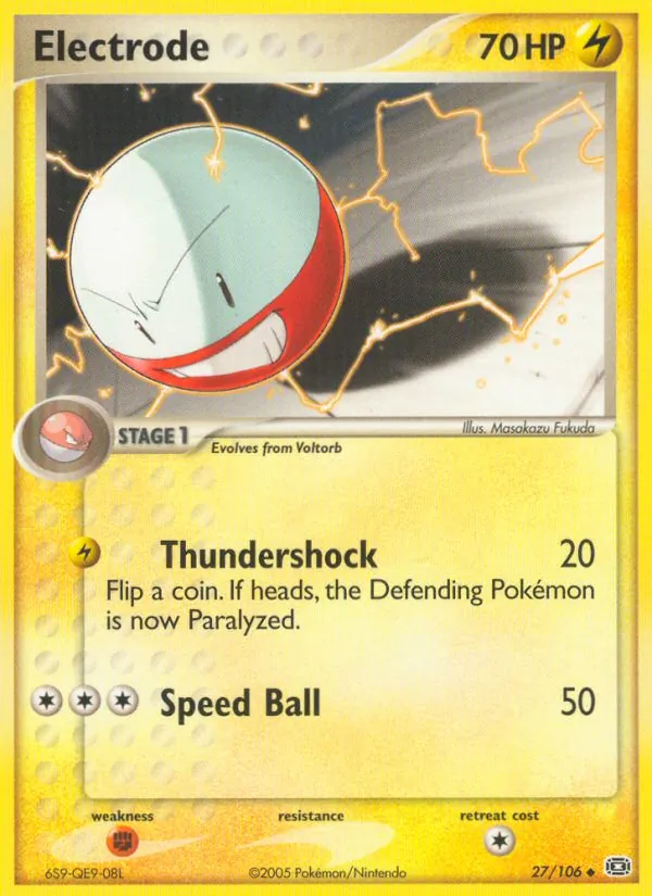 Electrode #27 – Emerald card