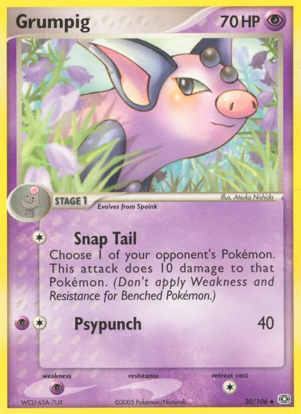 Grumpig #30 – Emerald card