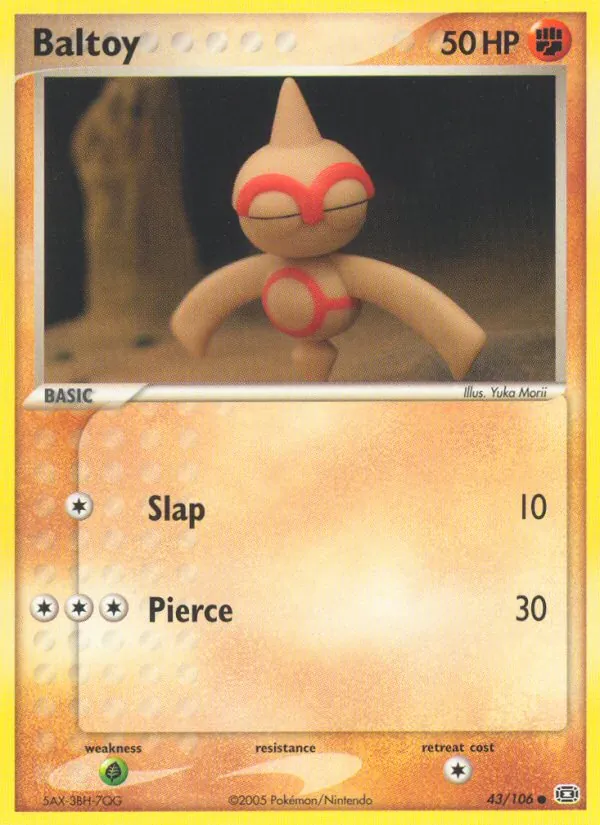 Baltoy #43 – Emerald card
