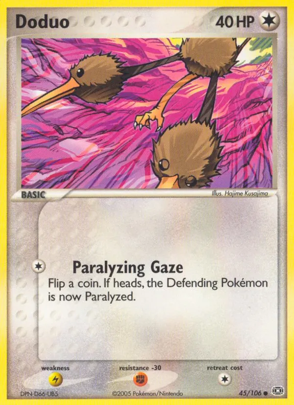 Doduo #45 – Emerald card