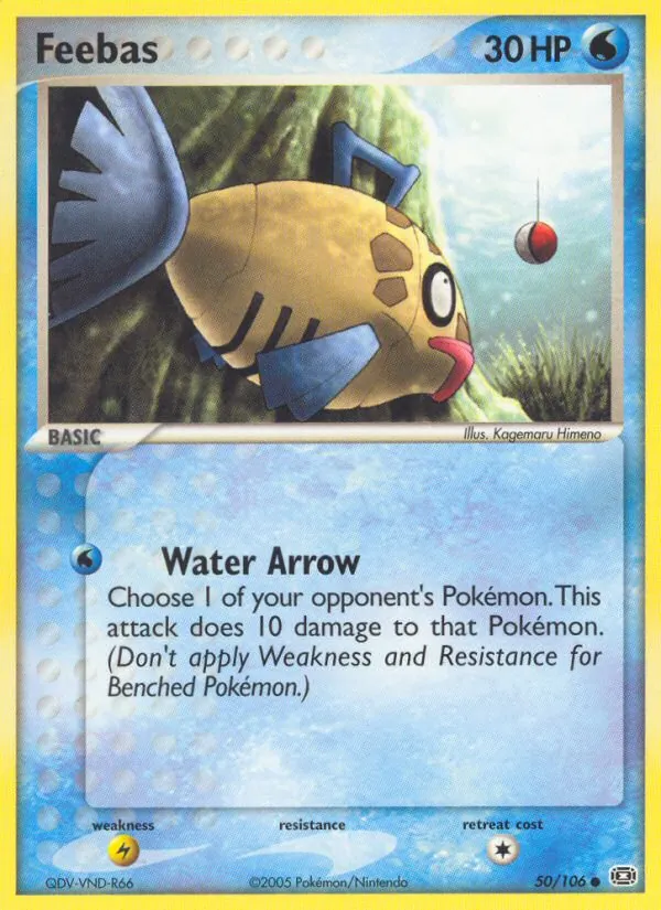 Feebas #50 – Emerald card