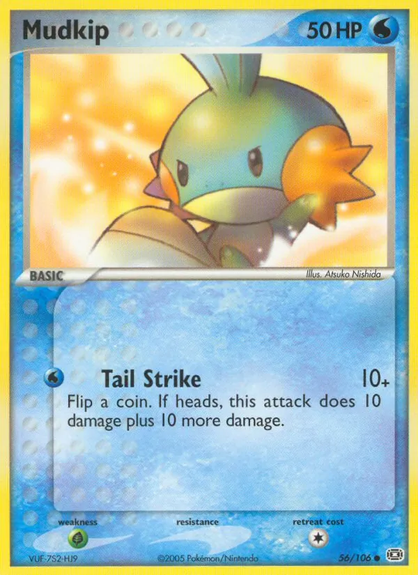 Mudkip #56 – Emerald card