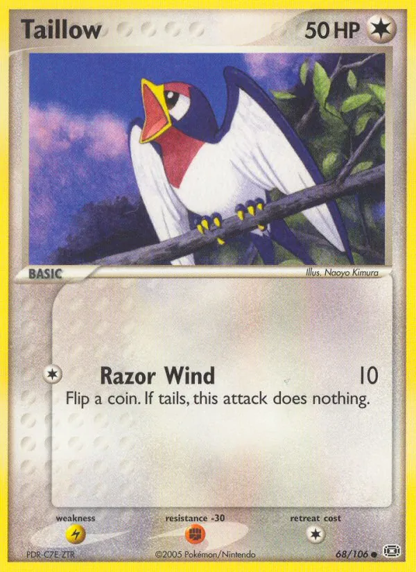 Taillow #68 – Emerald card