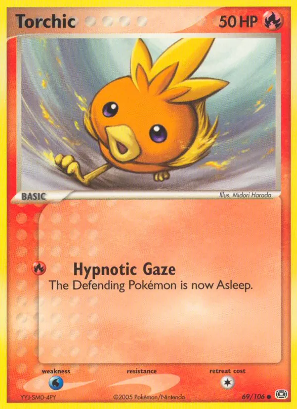 Torchic #69 – Emerald card