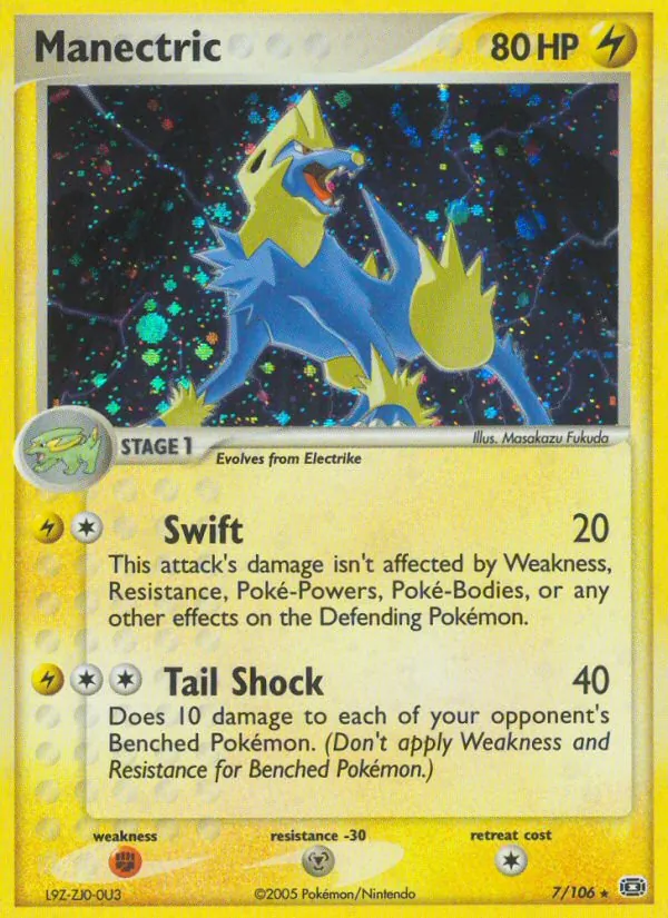 Manectric #7 – Emerald card