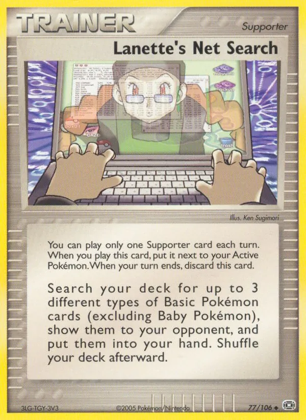 Lanette's Net Search #77 – Emerald card