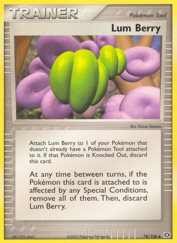 Lum Berry #78 – Emerald card