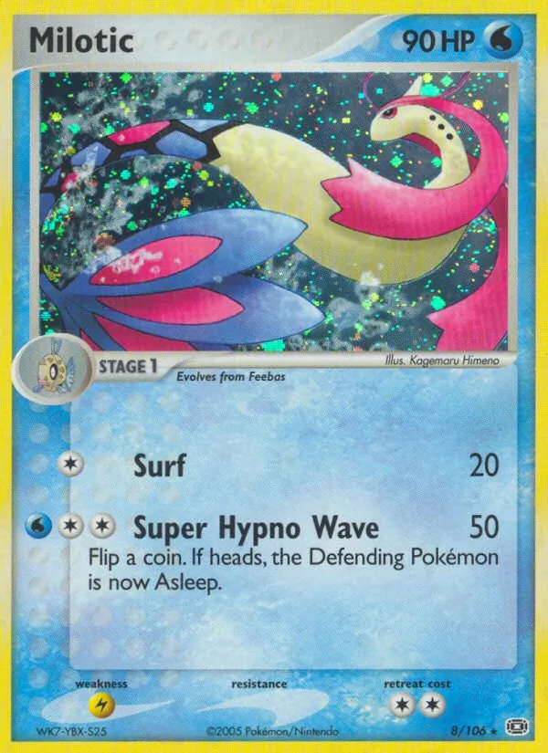 Milotic #8 – Emerald card