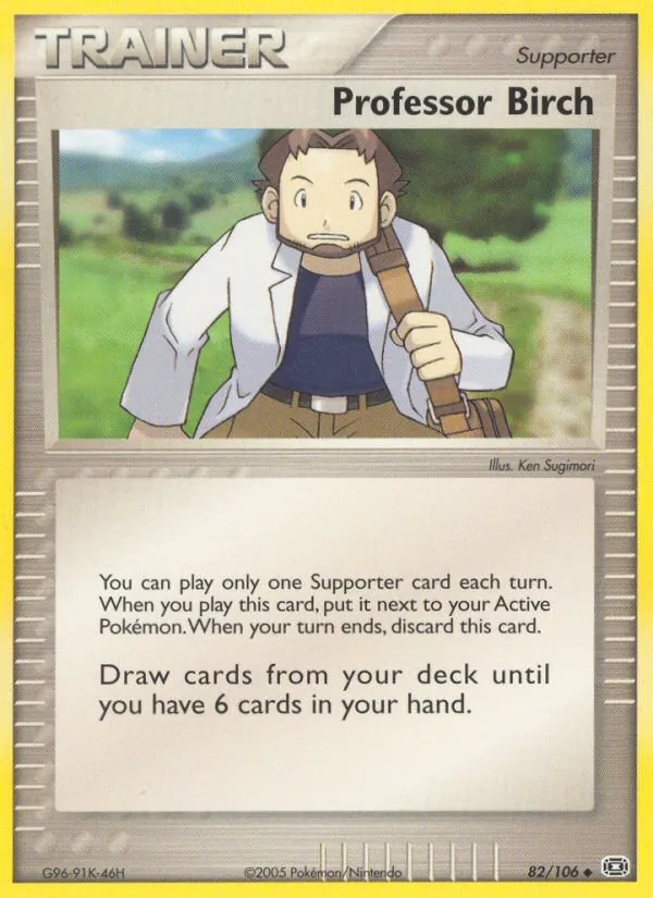 Professor Birch #82 – Emerald card