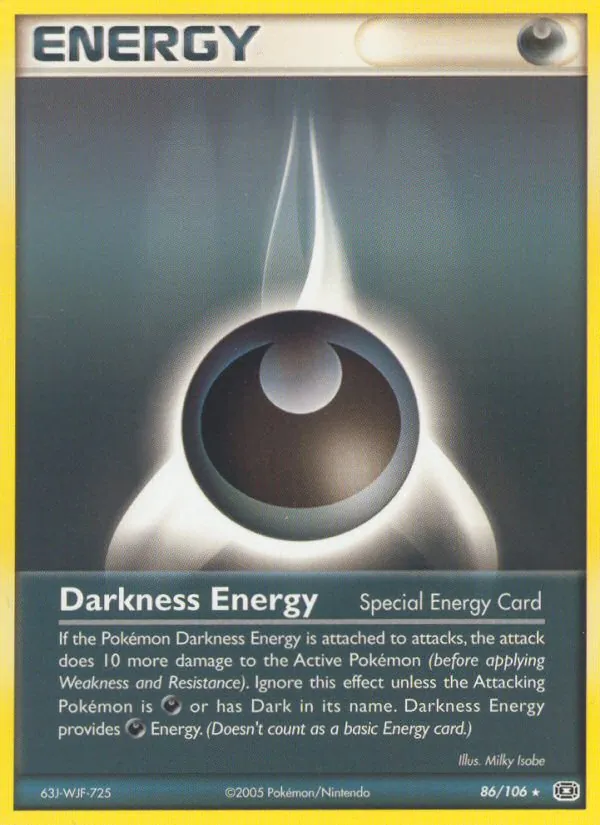 Darkness Energy #86 – Emerald card