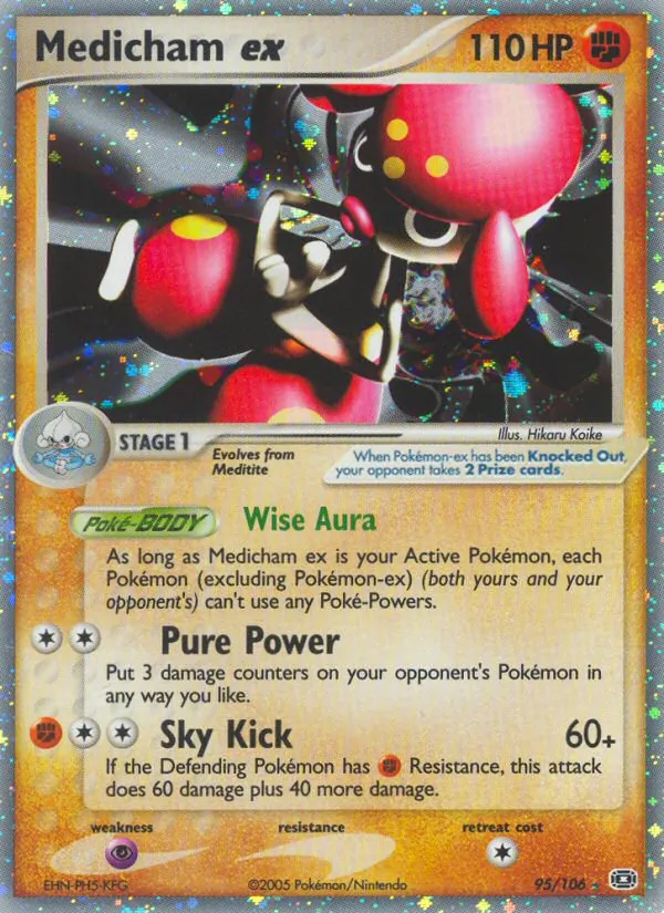 Medicham ex #95 – Emerald card
