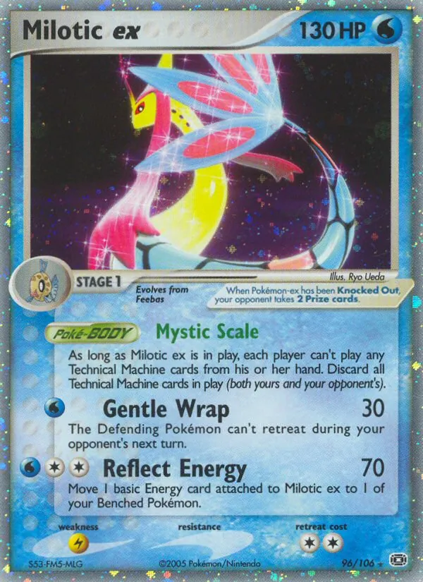 Milotic ex #96 – Emerald card