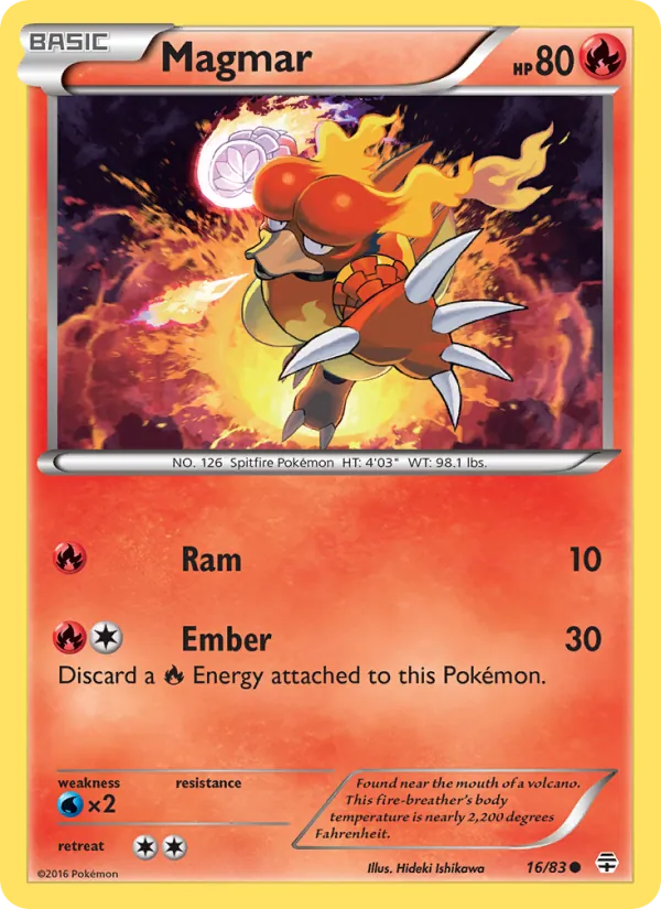 Magmar #16 – Generations card