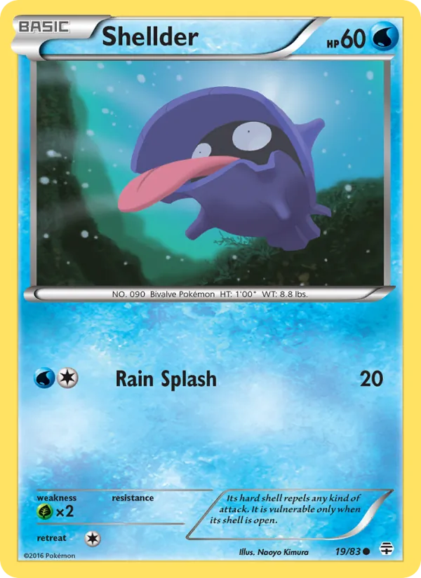 Shellder #19 – Generations card