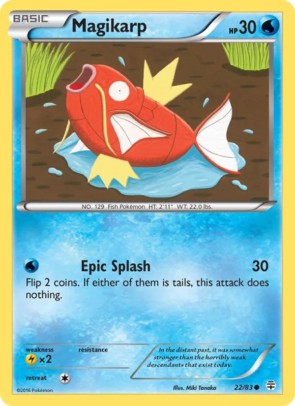 Magikarp #22 – Generations card