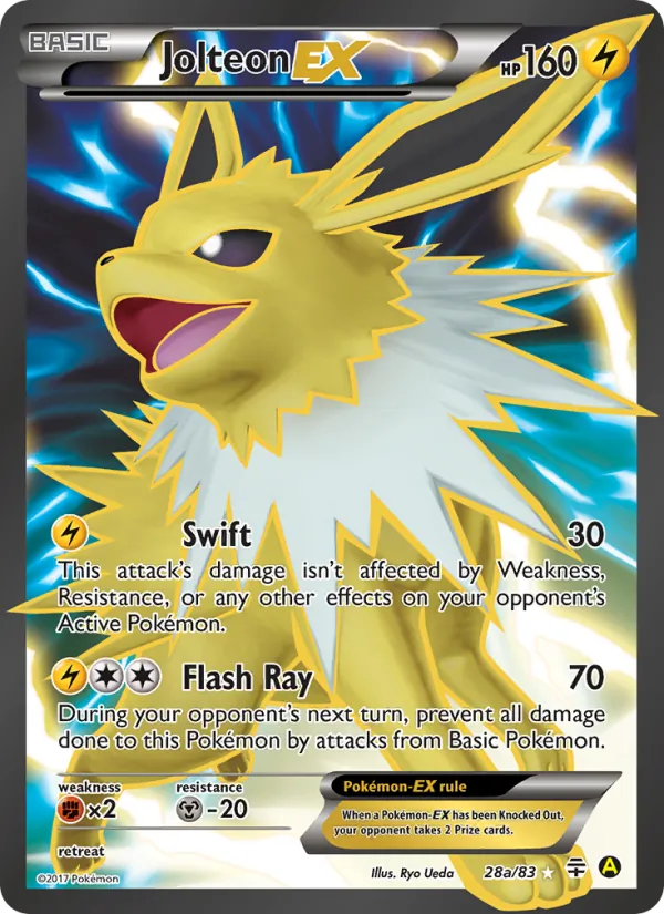 Jolteon EX #28 – Generations card