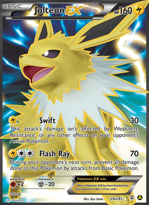 Jolteon-EX #28a – Generations card