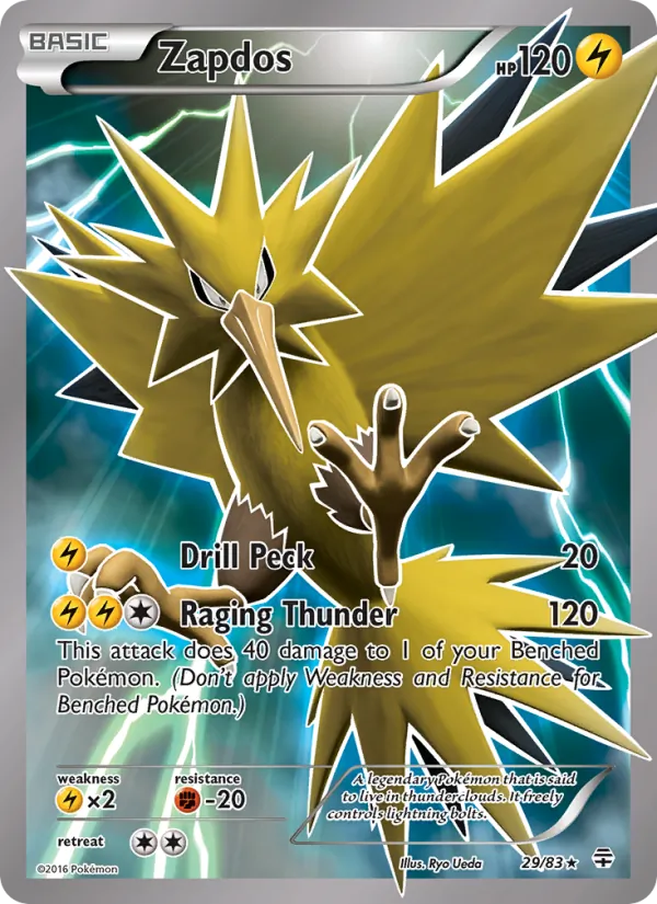 Zapdos #29 – Generations card