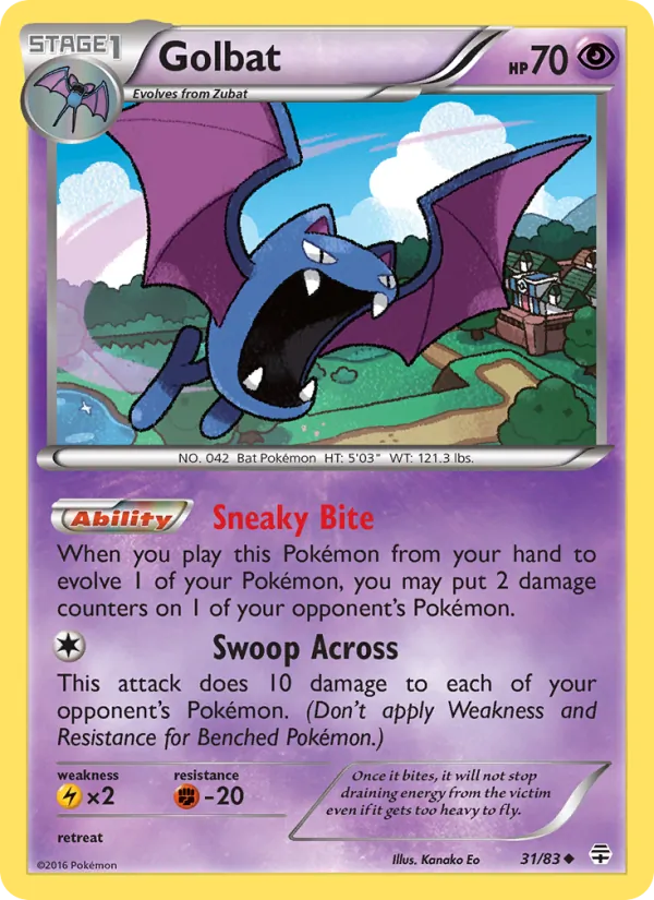 Golbat #31 – Generations card