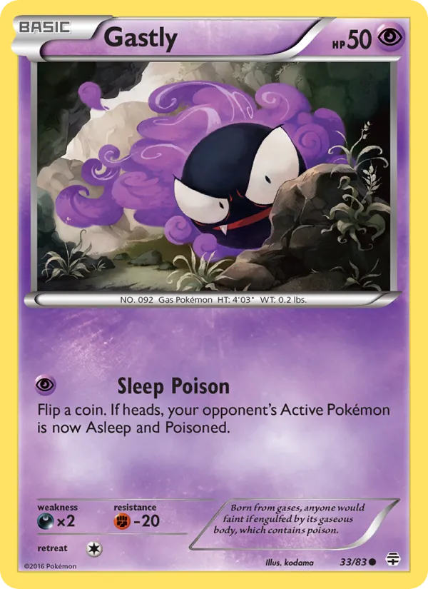 Gastly #33 – Generations card